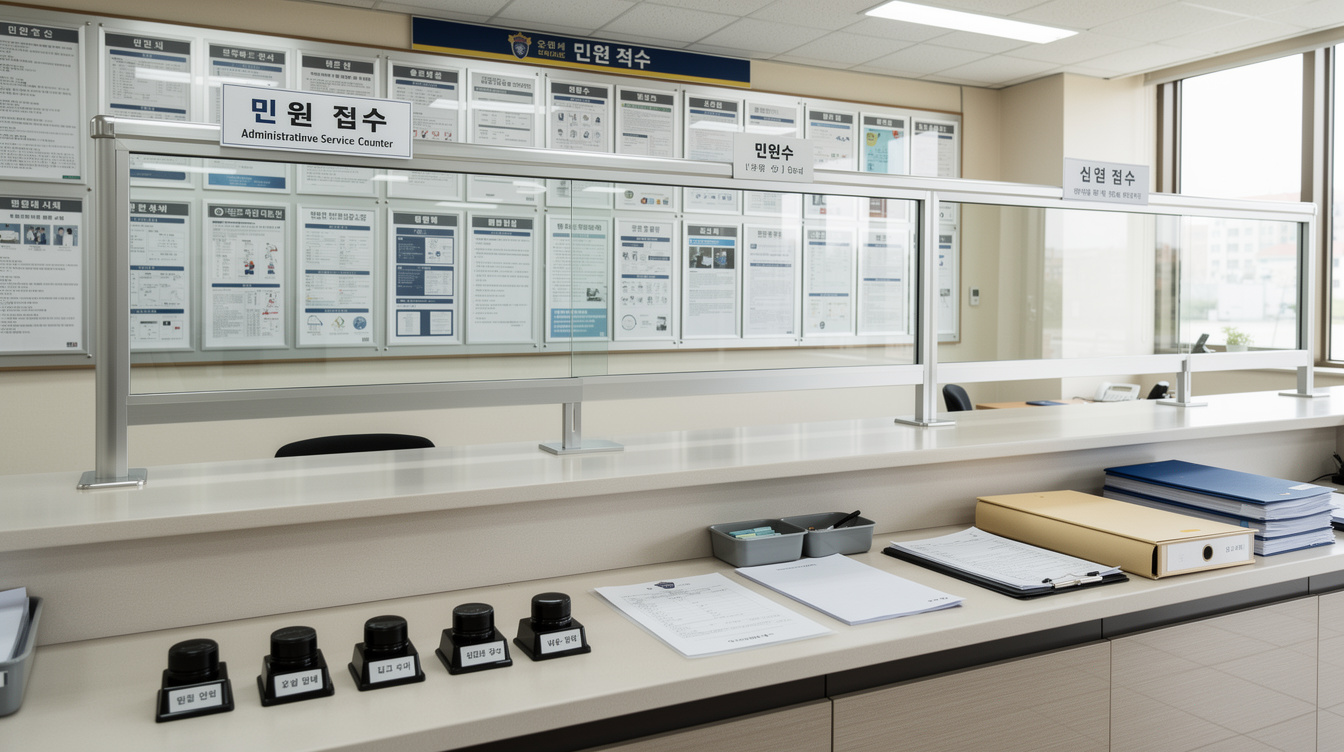 경찰서 창구 신청 절차 단계별 안내