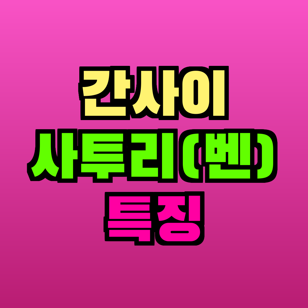 간사이 사투리(벤) 특징