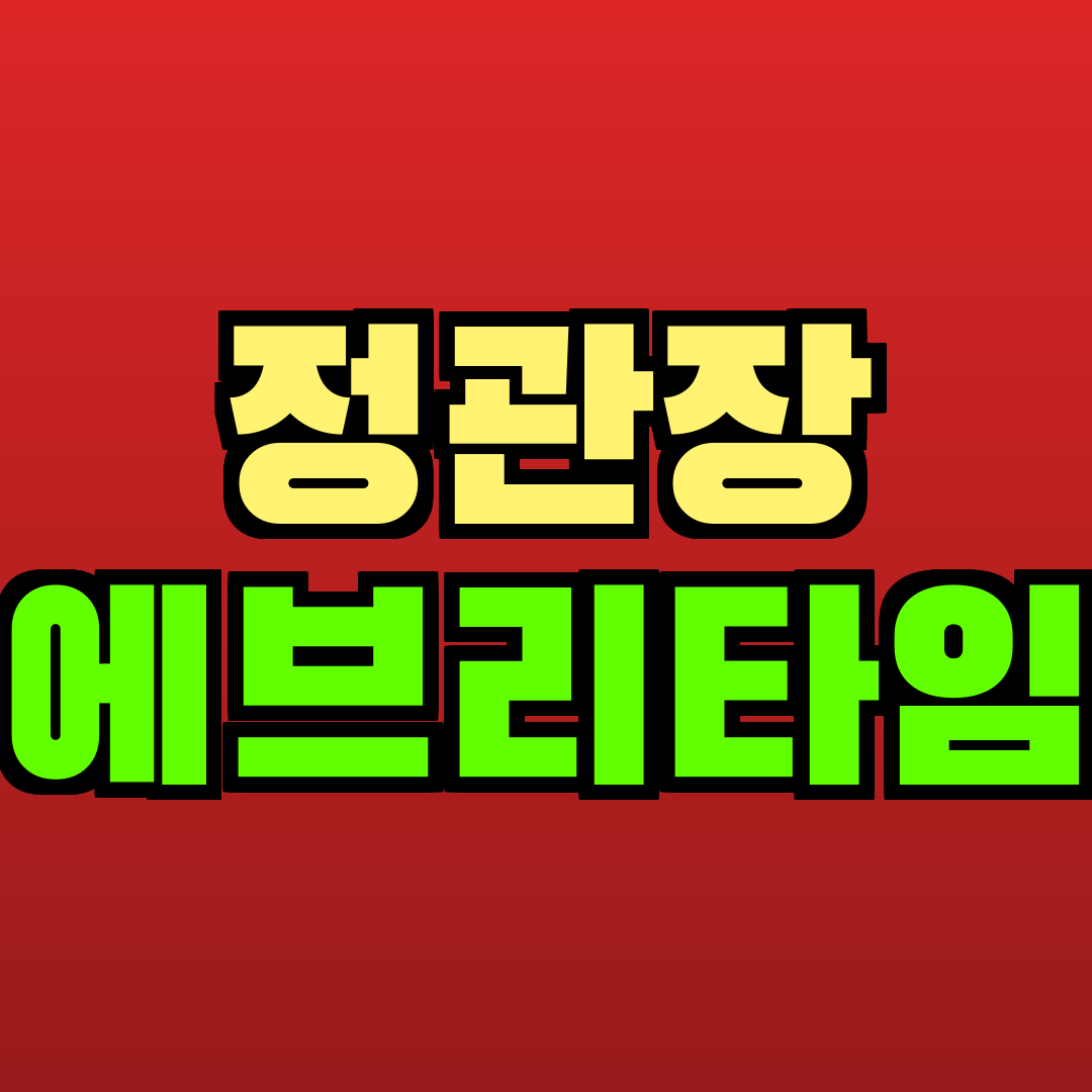 정관장 에브리타임 추천