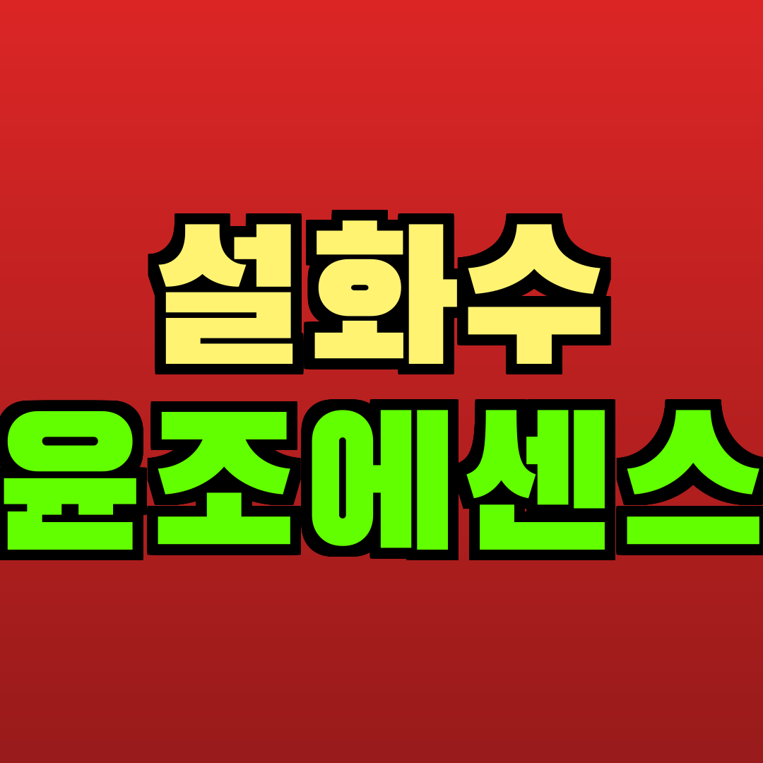 설화수 윤조에센스 추천