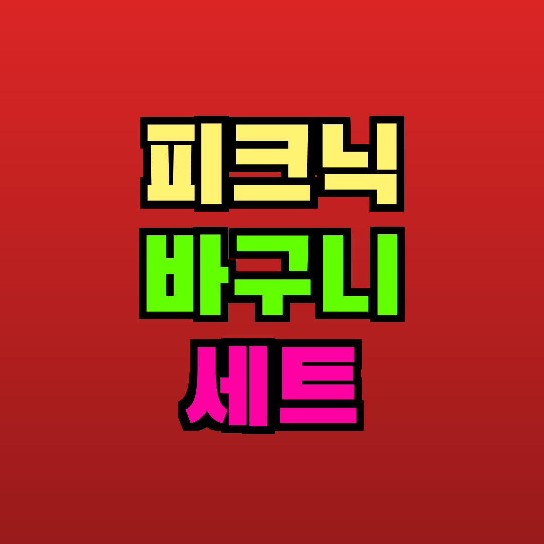 피크닉 바구니 세트 추천