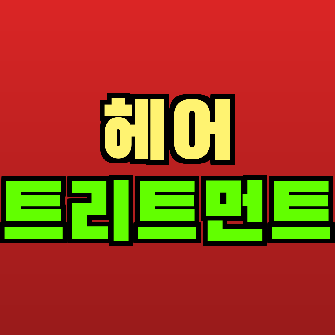 헤어 트리트먼트 추천