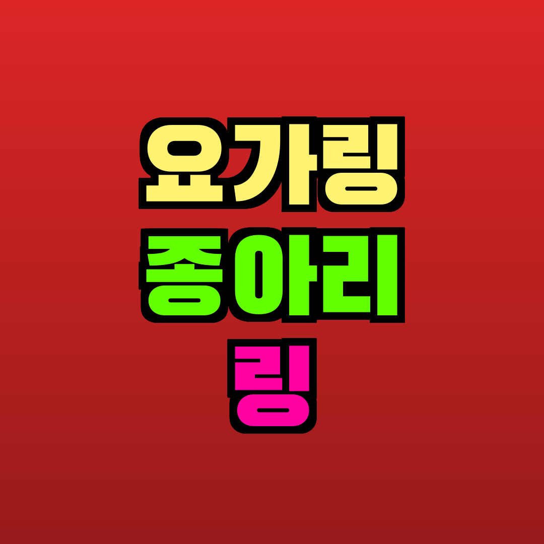 요가링 종아리 링 추천