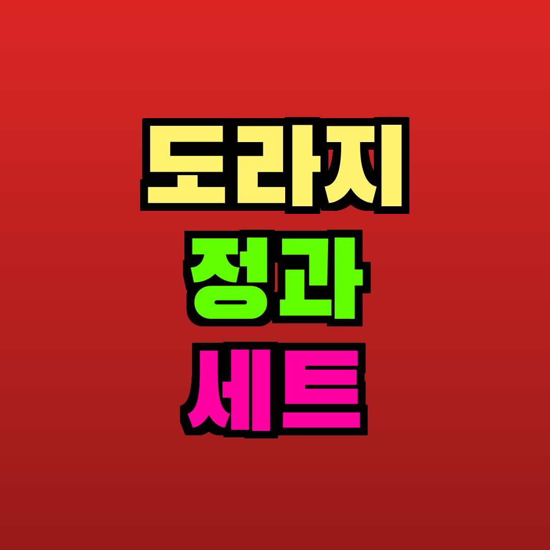 도라지 정과 세트 추천