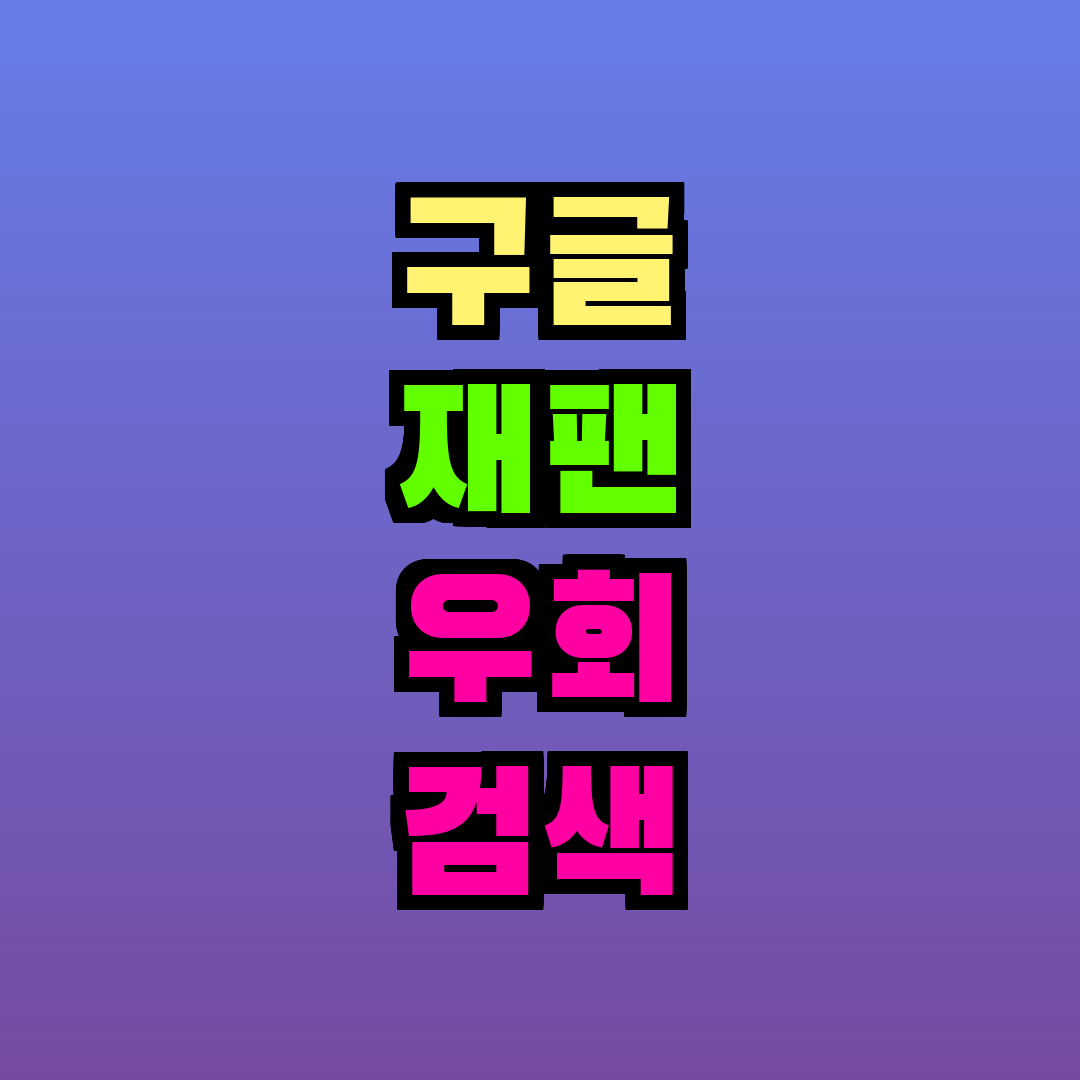 구글 재팬 우회 검색 방법