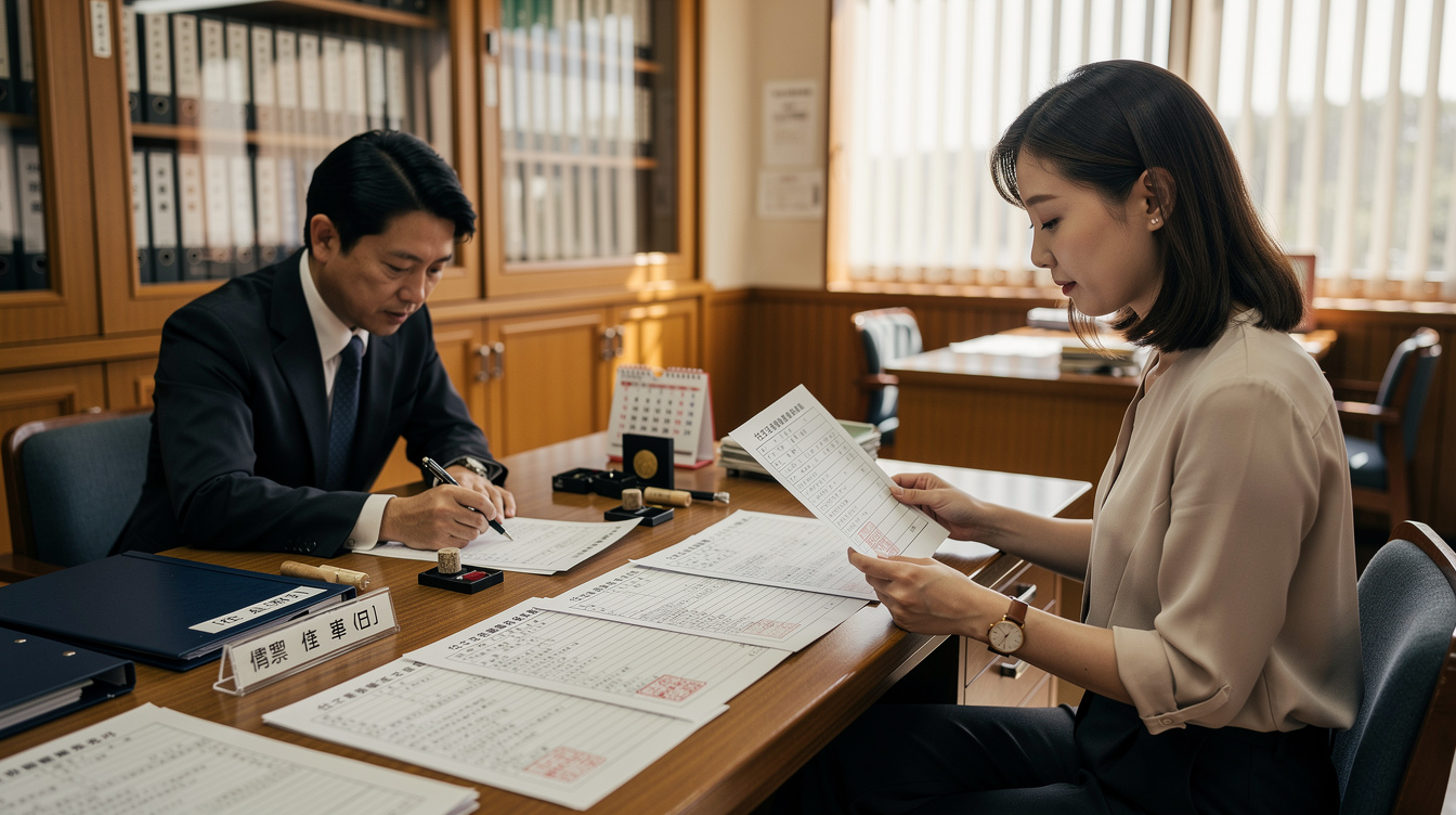 일본 주소 등록 전입신고 방법 기본 개념