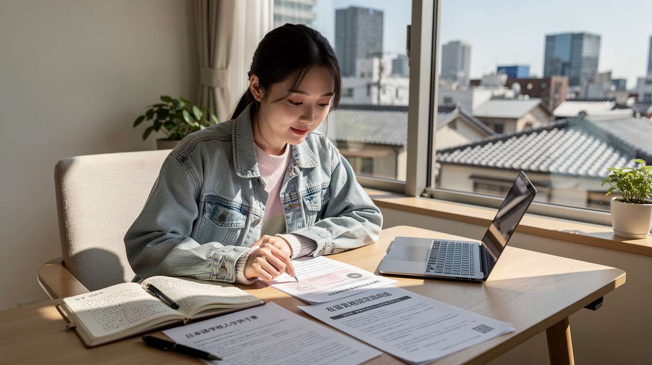 일본 단기 어학연수 비자(유학 재류자격) 신청 절차