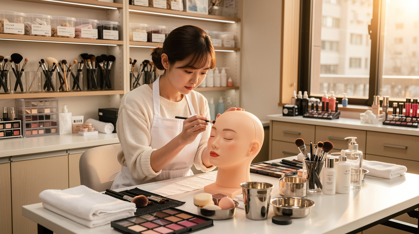 일본 전문학교 미용 헤어 메이크업 과정의 특징과 구조
