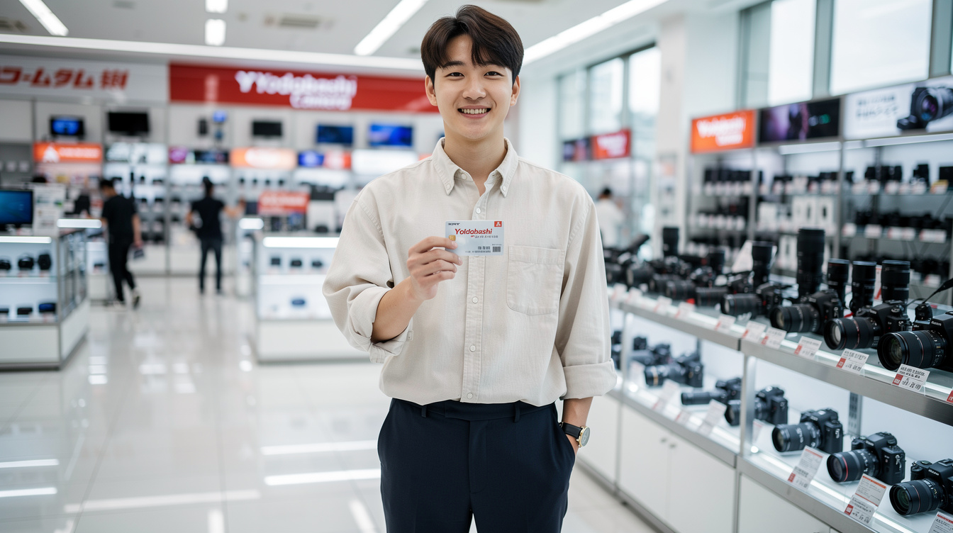 요도바시 카메라 포인트 카드 만들기 - 매장 신청 절차