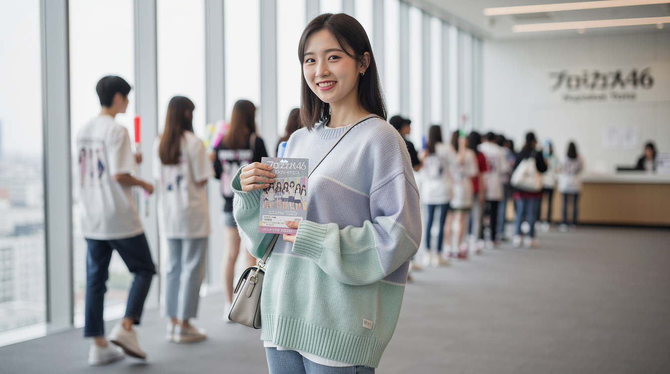 외국인의 노기자카46 악수회 참여 방법과 본인 확인