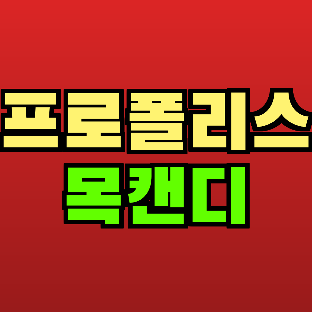 프로폴리스 목캔디 추천