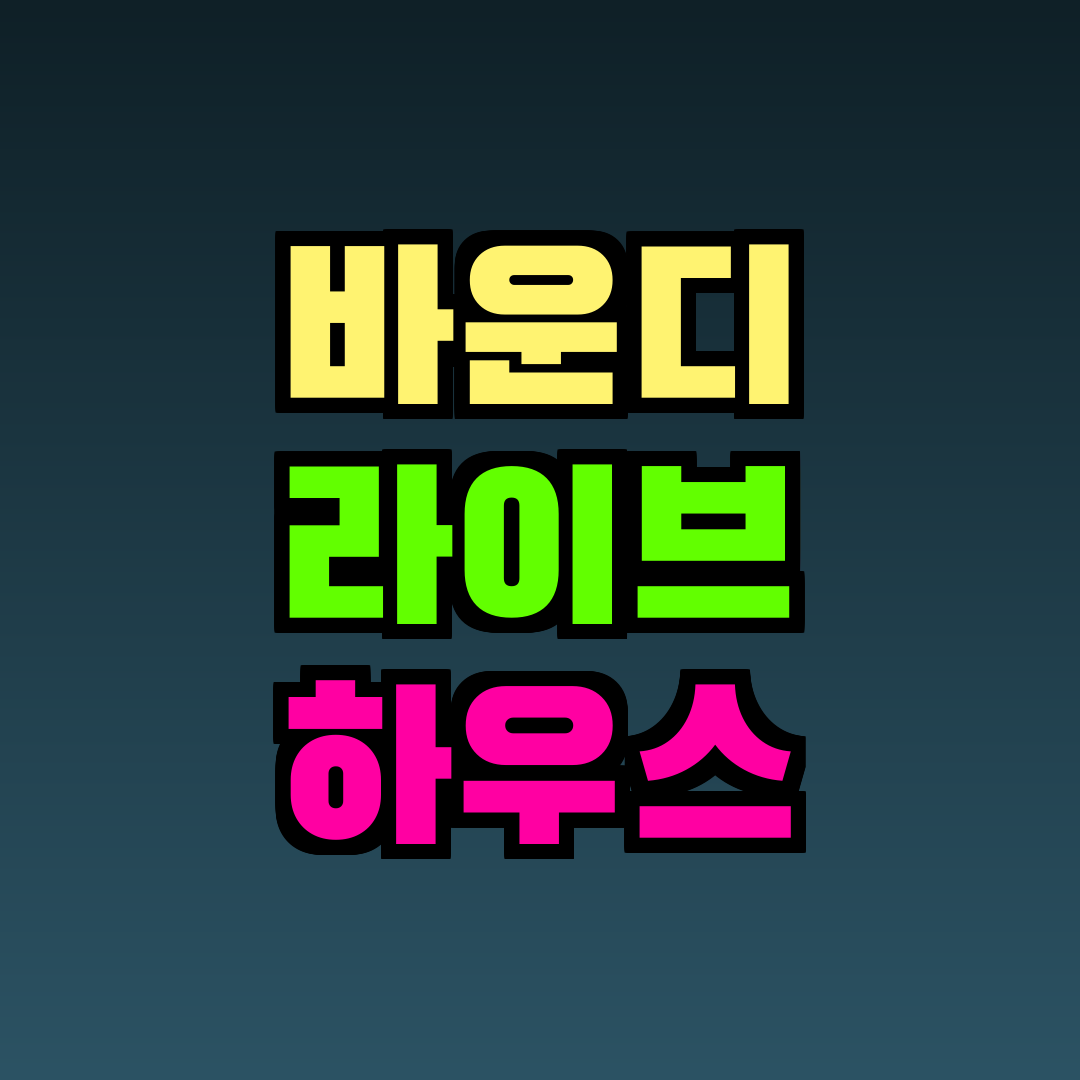 바운디 라이브 하우스