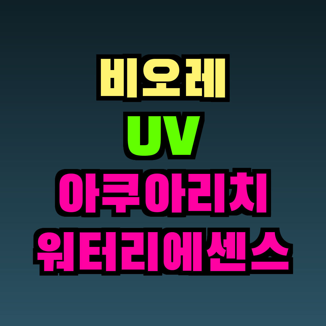 비오레 UV 아쿠아리치 워터리에센스